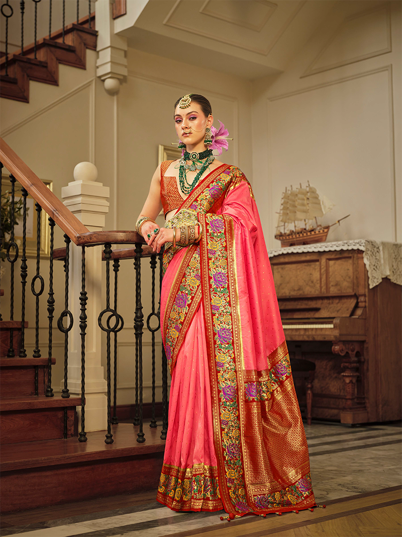 Pink Designer Saree Amaya